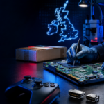 iRestore UK technician performing a professional nationwide mail-in game console repair