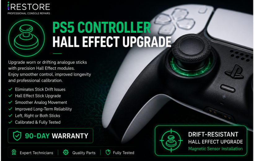 PlayStation controller Hall Effect joystick upgrade for stick drift repair